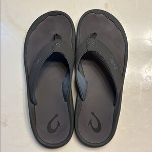 OluKai Men's Sandals in Brown and Gray